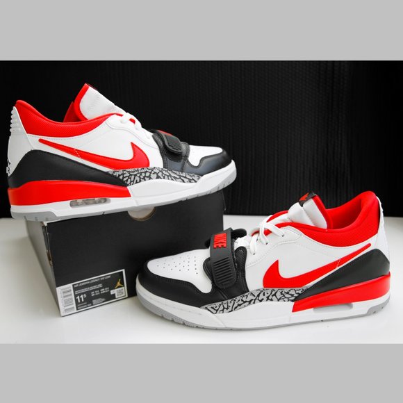 Air Jordan Legacy 312 Low Men\'s Basketball Shoes White/Red/Black Size 11.5 main image 8